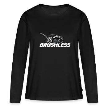 RC Car Brushless Buggy - T-shirt manches longues Premium bio Femme - noir - Devant - Julia (174cm)
