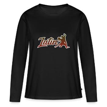 Cadeau danse latine danse latine - T-shirt manches longues Premium bio Femme - noir - Devant - Julia (174cm)