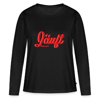 fonctionne - T-shirt manches longues Premium bio Femme - noir - Devant - Julia (174cm)