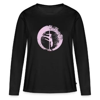 Pole Dance - Frauen Premium Bio Langarmshirt - Schwarz - Vorne - Julia (174cm)