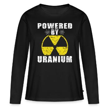 Nuclear Power - Proud Nuclear Engineer - Women's Premium Organic Long Sleeve Shirt - black - Front - Julia (174cm)
