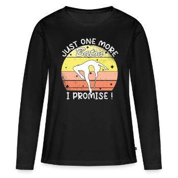 Acrobatics Dance Baton Twirler Pole Gymnastics - Women's Premium Organic Long Sleeve Shirt - black - Front - Julia (174cm)