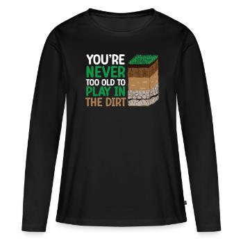 Dear Soil Science Agricultural Scientist - Women's Premium Organic Long Sleeve Shirt - black - Front - Julia (174cm)