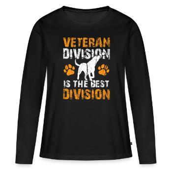 Flyball Canine Sport Agility Parcour Dog - Frauen Premium Bio Langarmshirt - Schwarz - Vorne - Julia (174cm)