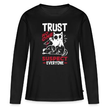 Murder Mystery Dinner, Murder Mystery Dinner - Women's Premium Organic Long Sleeve Shirt - black - Front - Julia (174cm)