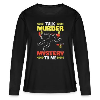 Murder Mystery Dinner, Murder Mystery Dinner - Women's Premium Organic Long Sleeve Shirt - black - Front - Julia (174cm)