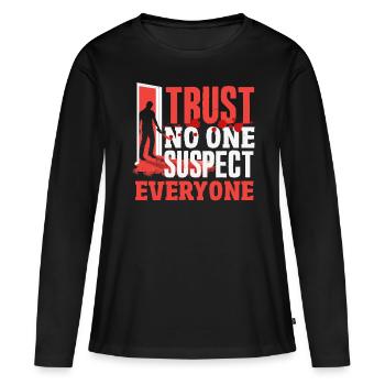Murder Mystery Dinner, Murder Mystery Dinner - Women's Premium Organic Long Sleeve Shirt - black - Front - Julia (174cm)