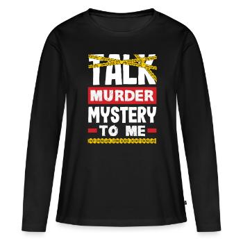 Murder Mystery Dinner, Murder Mystery Dinner - Women's Premium Organic Long Sleeve Shirt - black - Front - Julia (174cm)