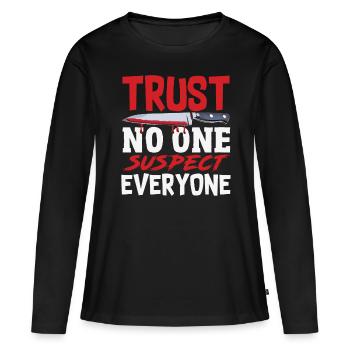 Murder Mystery Dinner, Murder Mystery Dinner - Women's Premium Organic Long Sleeve Shirt - black - Front - Julia (174cm)