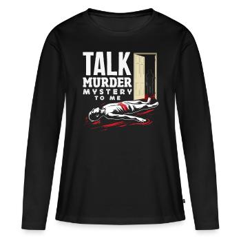 Murder Mystery Dinner, Murder Mystery Dinner - Women's Premium Organic Long Sleeve Shirt - black - Front - Julia (174cm)