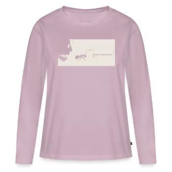 phonemisPhonemic consciousness science - Women's Premium Organic Long Sleeve Shirt - dusky pink - Front - Julia (174cm)
