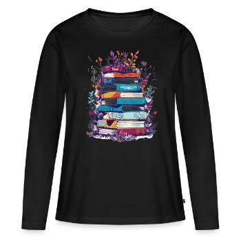 phonemisPhonemic consciousness science - Women's Premium Organic Long Sleeve Shirt - black - Front - Julia (174cm)