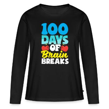 Schule Psych Berater Psychologie - Frauen Premium Bio Langarmshirt - Schwarz - Vorne - Julia (174cm)