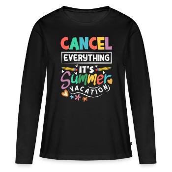 Schule Psych Berater Psychologie - Frauen Premium Bio Langarmshirt - Schwarz - Vorne - Julia (174cm)