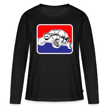 Beach Buggy Holiday Desert Buggy | Les couleurs peuvent être changées - T-shirt manches longues Premium bio Femme - noir - Devant - Julia (174cm)