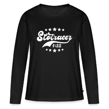 Slotracing Slotcars Slotracer 1:32 Slot Car - Frauen Premium Bio Langarmshirt - Schwarz - Vorne - Julia (174cm)