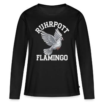Rhénanie-du-Nord-Westphalie Rhénanie-du-Nord-Westphalie Rhénanie-du-Nord-Westphalie Allemagne Ruhrpott - T-shirt manches longues Premium bio Femme - noir - Devant - Julia (174cm)
