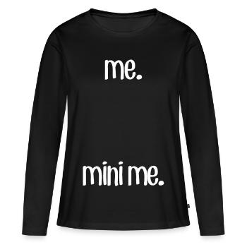 Me & M Me - Women's Premium Organic Long Sleeve Shirt - black - Front - Julia (174cm)