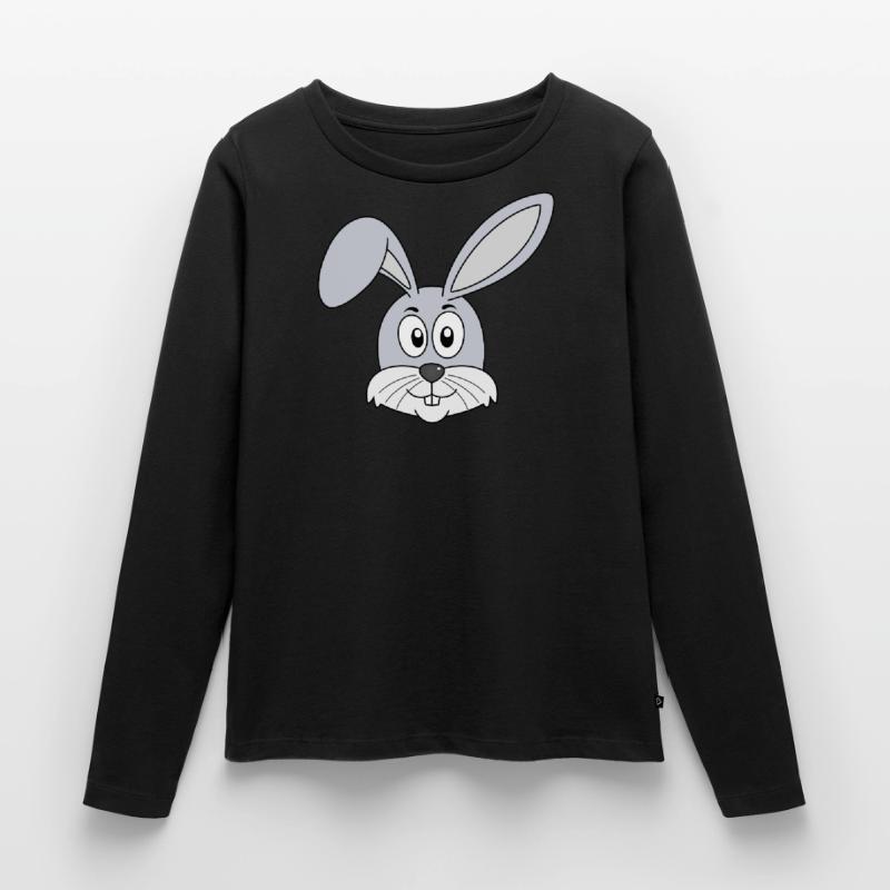 Rabbit Easter Rabbit Teeth Rabbits Easter Women's Premium Organic Long Sleeve Shirt