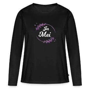 Yes Mei Bavaria Bavarian Bavarian - Women's Premium Organic Long Sleeve Shirt - black - Front - Julia (174cm)