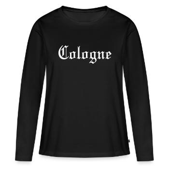 Cologne Cologne Inscription Ultra Courbe Sud 1948 - T-shirt manches longues Premium bio Femme - noir - Devant - Julia (174cm)