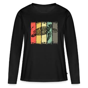 Turtle sea turtle turtle marine animals - Women's Premium Organic Long Sleeve Shirt - black - Front - Julia (174cm)