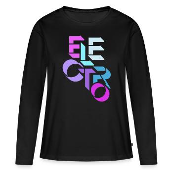 Electro Muisk, DJ, House Electro Charts - T-shirt manches longues Premium bio Femme - noir - Devant - Julia (174cm)