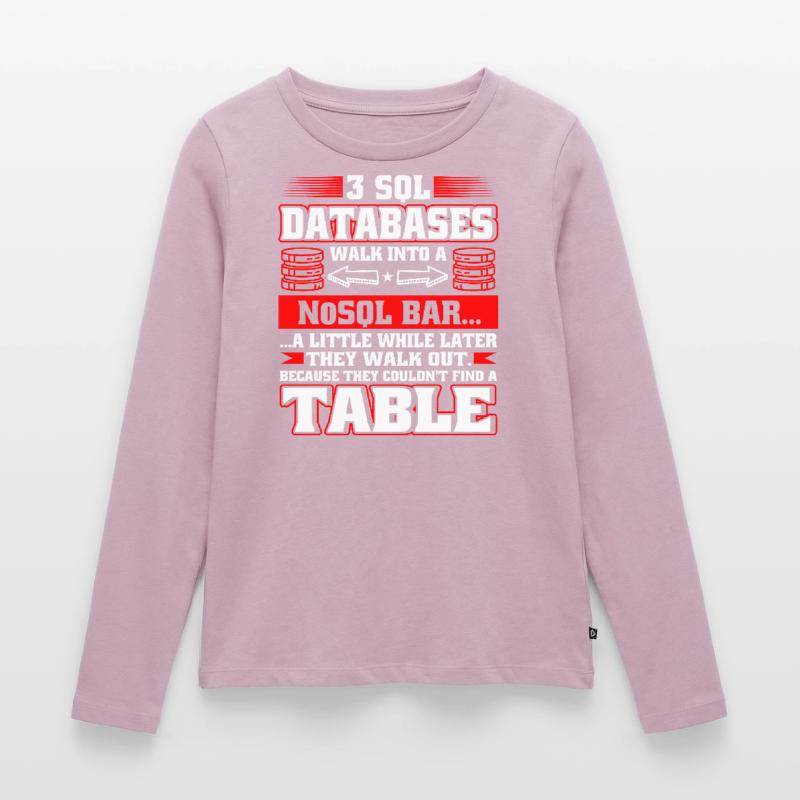 Database Administrator SQL Database Admin Frauen Premium Bio Langarmshirt