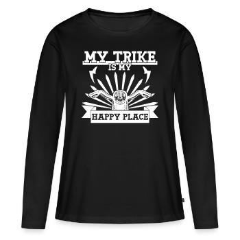 Triker Trikefahrer Trikes Spruch Trike - Frauen Premium Bio Langarmshirt - Schwarz - Vorne - Julia (174cm)