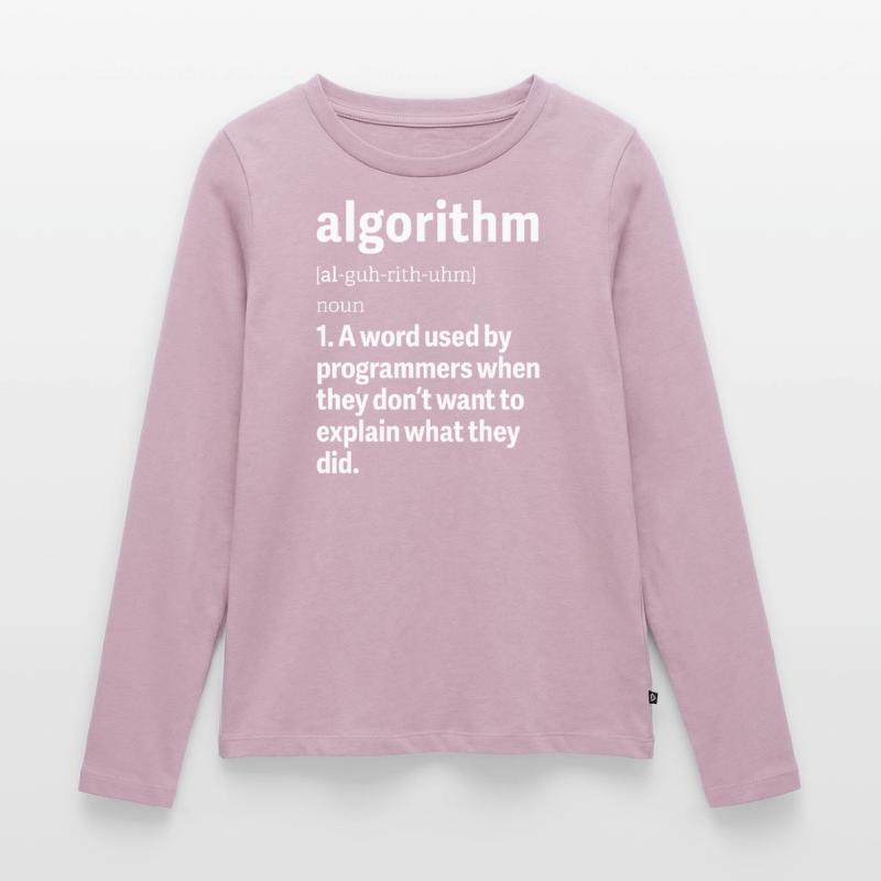Programmer Problem-Solving Engineering Algorithms Women's Premium Organic Long Sleeve Shirt