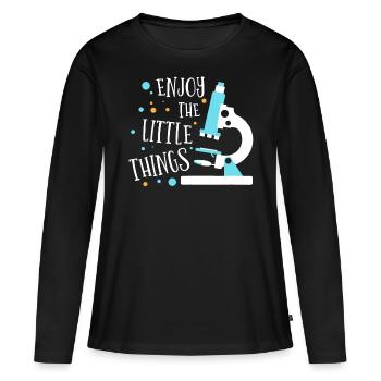 Biologists Biology Genetics Researcher Student - Women's Premium Organic Long Sleeve Shirt - black - Front - Julia (174cm)