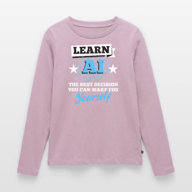 Robot AI Software Developer Computer Nerd Geeks Women's Premium Organic Long Sleeve Shirt