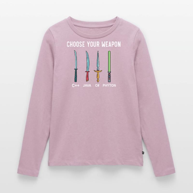 PHYTON PROGRAMMER-Programmiercodierer-Codierung Frauen Premium Bio Langarmshirt
