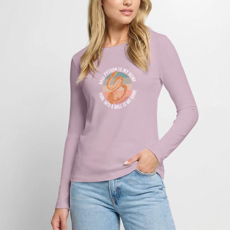 Königspython Bananenkugel Python Frauen Premium Bio Langarmshirt