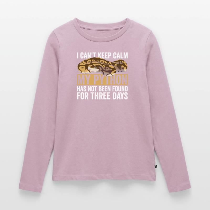 Königspython Boule de banane Python T-shirt manches longues Premium bio Femme