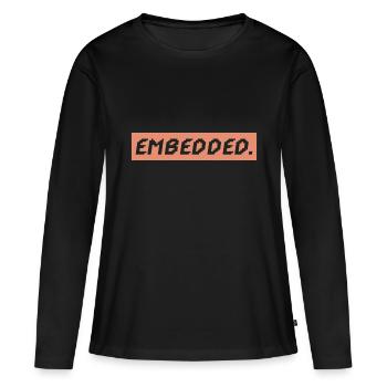 Embedded System - Frauen Premium Bio Langarmshirt - Schwarz - Vorne - Julia (174cm)