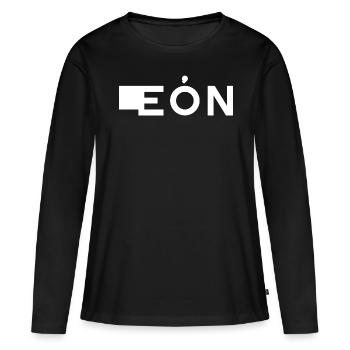 LEÓN – Castille-et-León – Espagne - T-shirt manches longues Premium bio Femme - noir - Devant - Julia (174cm)