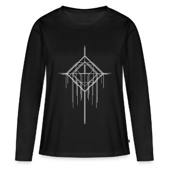 Ascendant Sigil - Frauen Premium Bio Langarmshirt - Schwarz - Vorne - Julia (174cm)