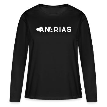 CANARIAS (Îles Canaries) – Espagne - T-shirt manches longues Premium bio Femme - noir - Devant - Julia (174cm)
