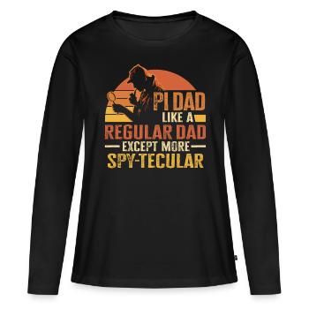 Spy Private Detective Investigator Detective Gift - Women's Premium Organic Long Sleeve Shirt - black - Front - Julia (174cm)