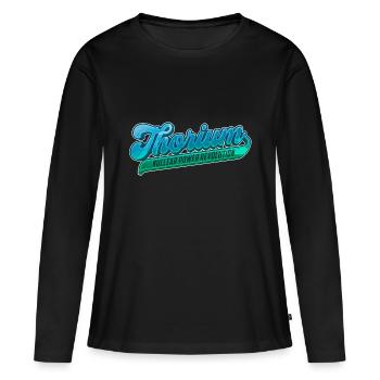 Thorium Revolution | Die Zukunft der Atomkraft - Frauen Premium Bio Langarmshirt - Schwarz - Vorne - Julia (174cm)