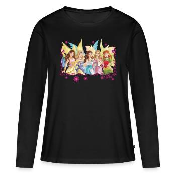 Schleich bayala Sourate Sera Eyela Feya Marween - T-shirt manches longues Premium bio Femme - noir - Devant - Julia (174cm)