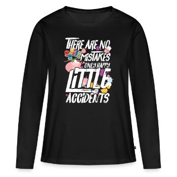 Artiste peintre peinture peinture peinture peinture - T-shirt manches longues Premium bio Femme - noir - Devant - Julia (174cm)