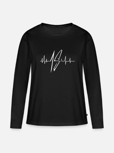 18. Geburtstag - Frauen Premium Bio Langarmshirt - Schwarz