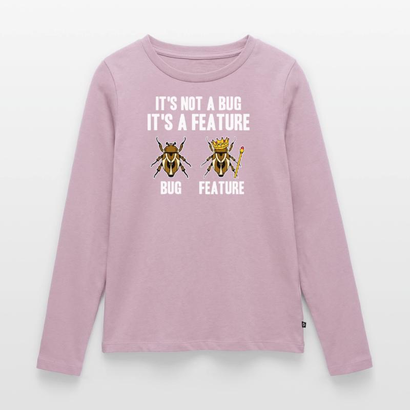 Programmierer Informatiker Nerd IT Admin Coder EDV Frauen Premium Bio Langarmshirt