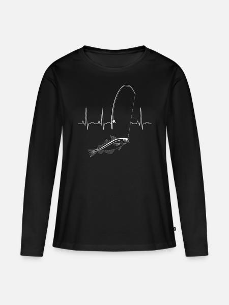 Dorsch - Frauen Premium Bio Langarmshirt - Schwarz