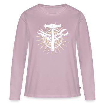 Spengler guild sign Bauspengler - Women's Premium Organic Long Sleeve Shirt - dusky pink - Front - Julia (174cm)