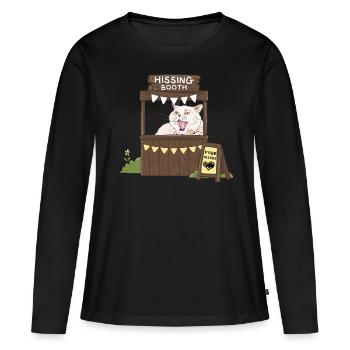 Free Hisses - Hissing Booth - Women's Premium Organic Long Sleeve Shirt - black - Front - Julia (174cm)