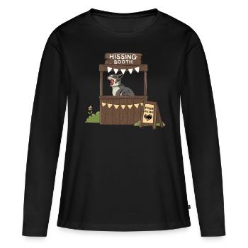 Free Hisses - Hissing Booth - Women's Premium Organic Long Sleeve Shirt - black - Front - Julia (174cm)