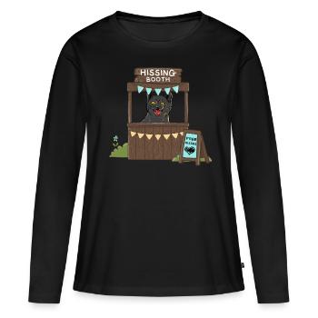 Free Hisses - Hissing Booth - Women's Premium Organic Long Sleeve Shirt - black - Front - Julia (174cm)